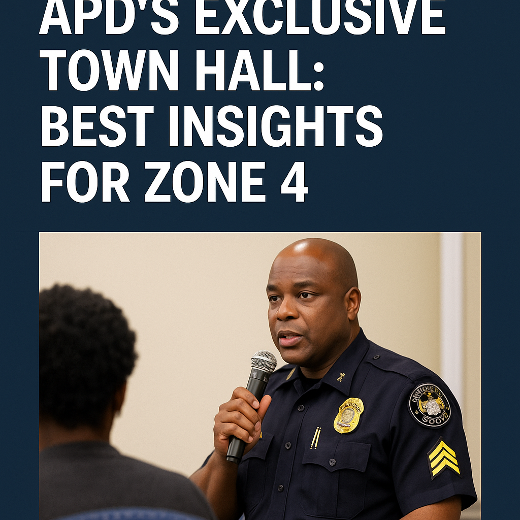 Generate a high-quality, relevant image prompt for an article about: APD’s Exclusive Town Hall: Best