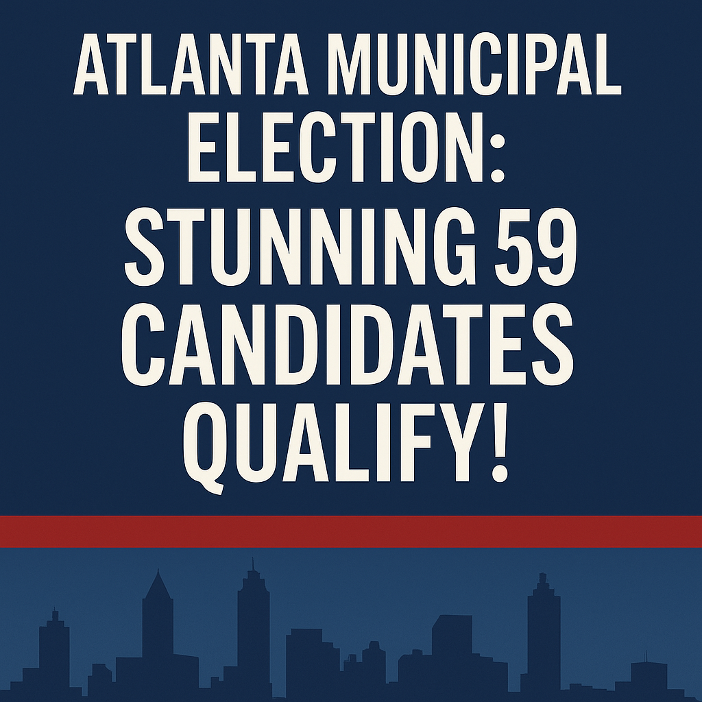 Generate a high-quality, relevant image prompt for an article about: Atlanta Municipal Election: Stu