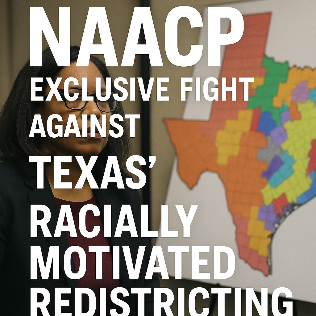Generate a high-quality, relevant image prompt for an article about: NAACP’s Exclusive Fight Against