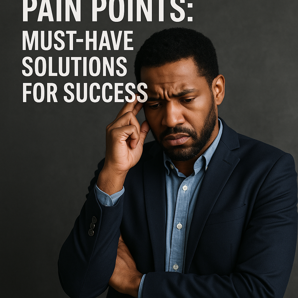 Generate a high-quality, relevant image prompt for an article about: Black Business Pain Points: Mus