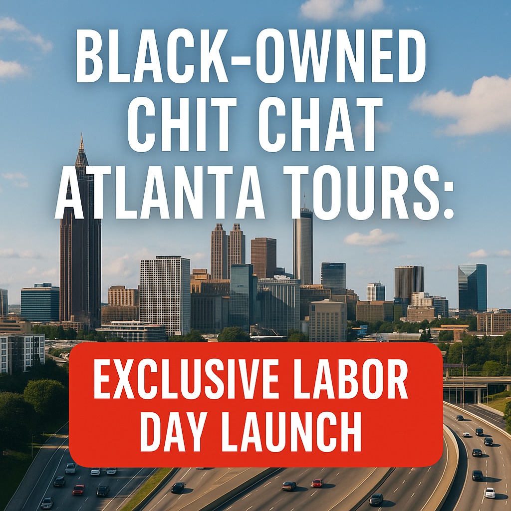Generate a high-quality, relevant image prompt for an article about: Black-Owned Chit Chat Atlanta T