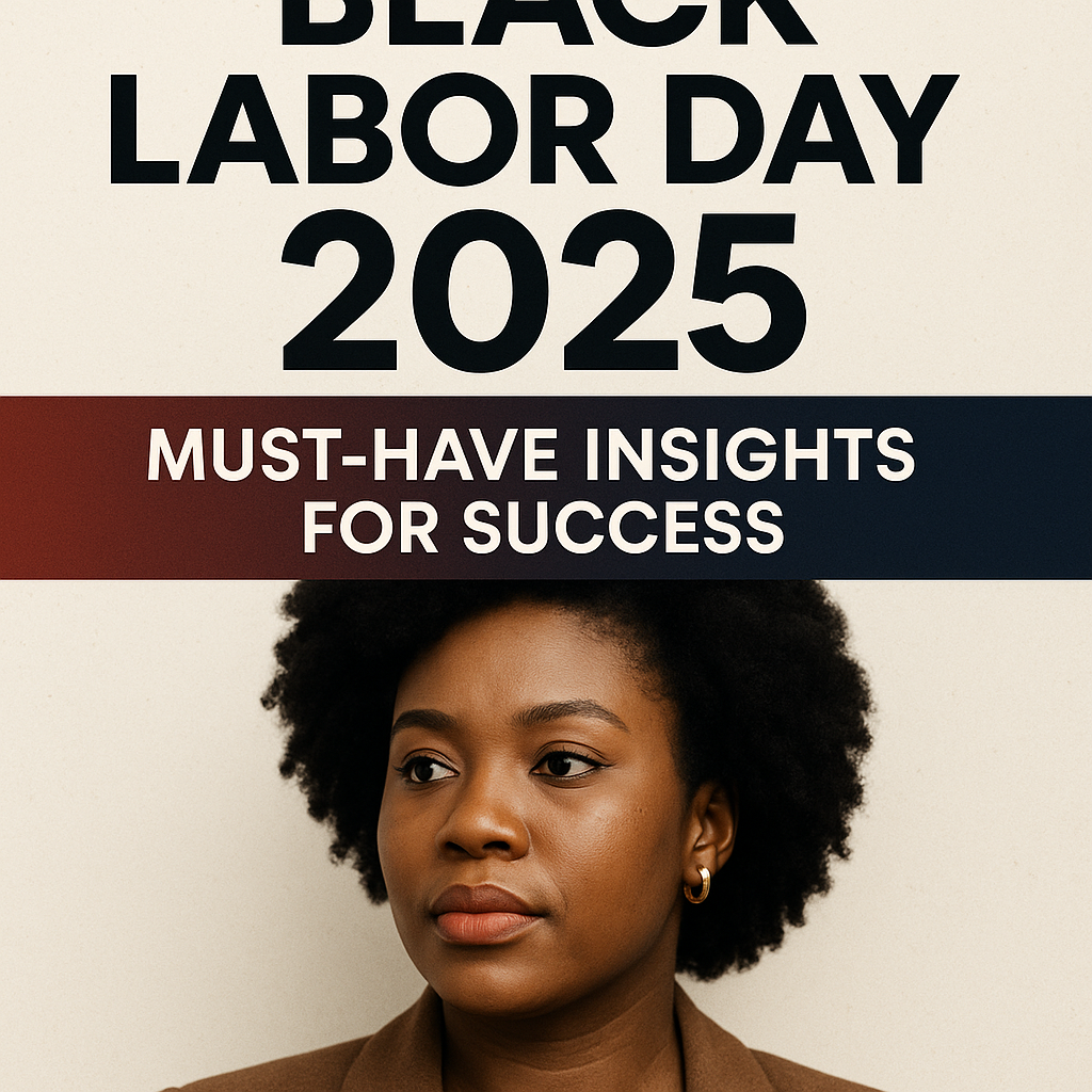 Generate a high-quality, relevant image prompt for an article about: Black Labor Day 2025: Must-Have