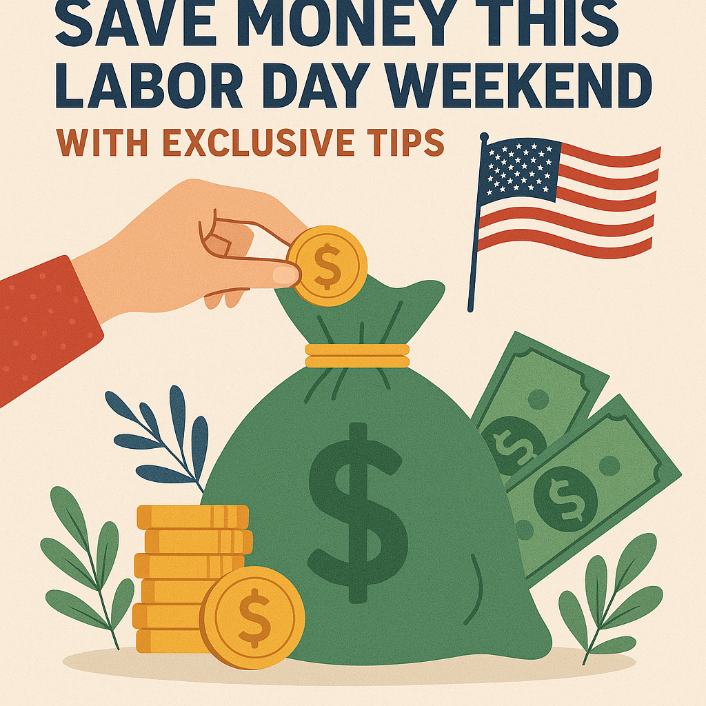 Generate a high-quality, relevant image prompt for an article about: Save Money This Labor Day Weeke