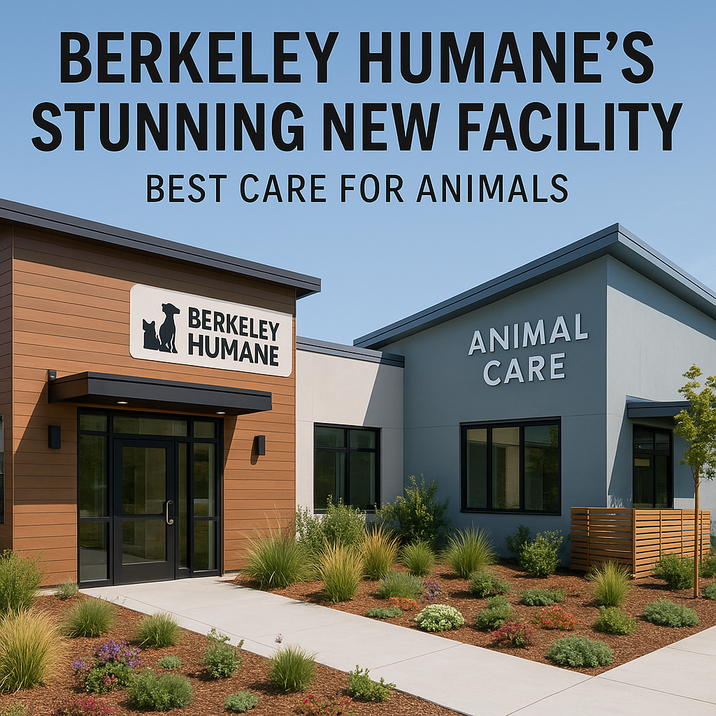 Generate a high-quality, relevant image prompt for an article about: Berkeley Humane’s Stunning New