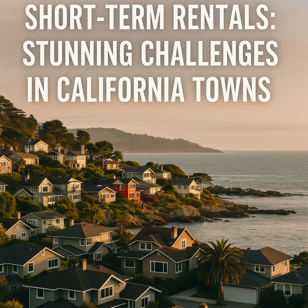 Generate a high-quality, relevant image prompt for an article about: Short-Term Rentals: Stunning Ch