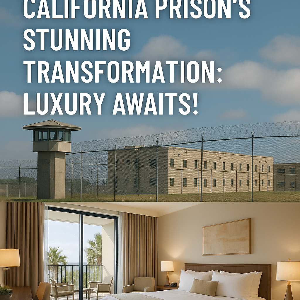 Generate a high-quality, relevant image prompt for an article about: California Prison’s Stunning Tr