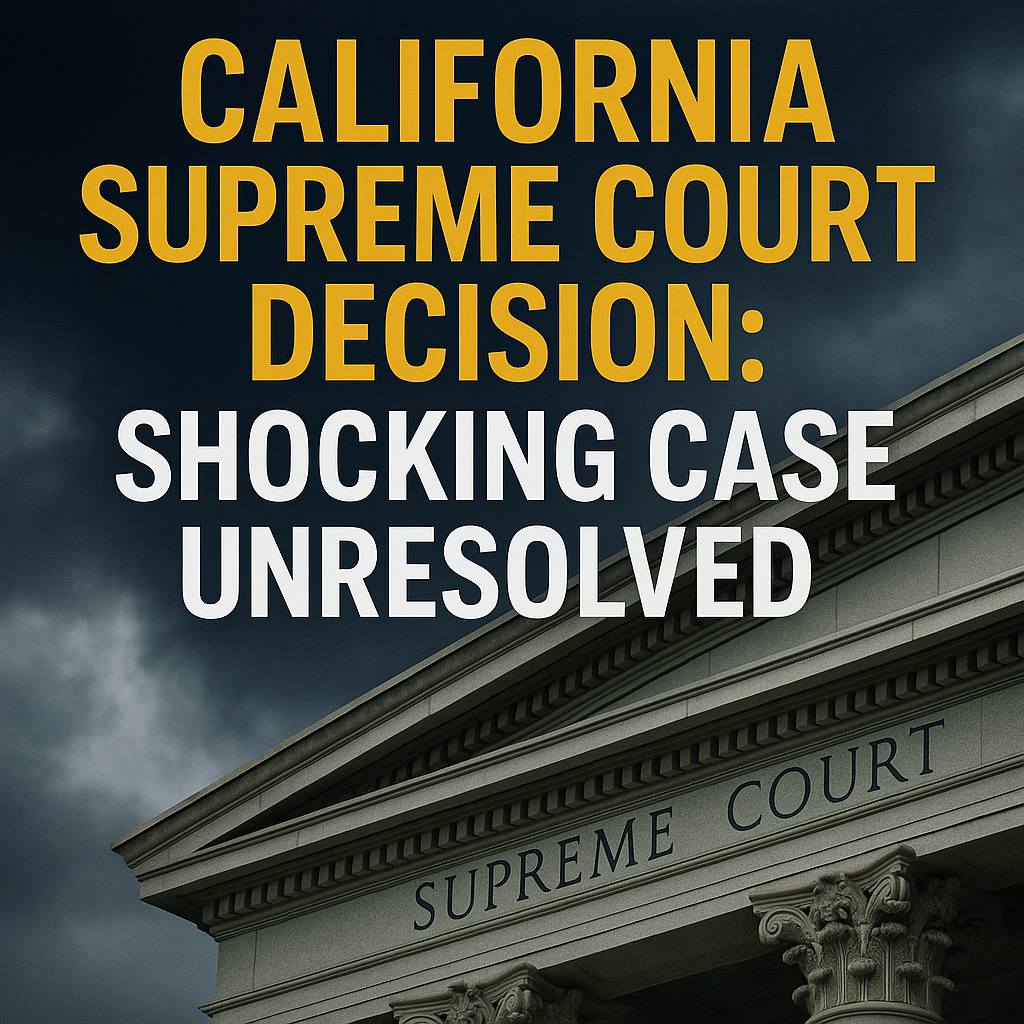 Generate a high-quality, relevant image prompt for an article about: California Supreme Court Decisi