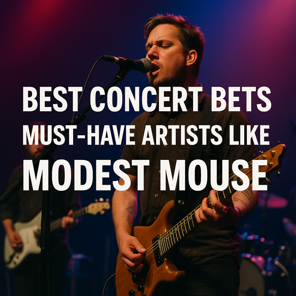 Generate a high-quality, relevant image prompt for an article about: Best Concert Bets: Must-Have Ar
