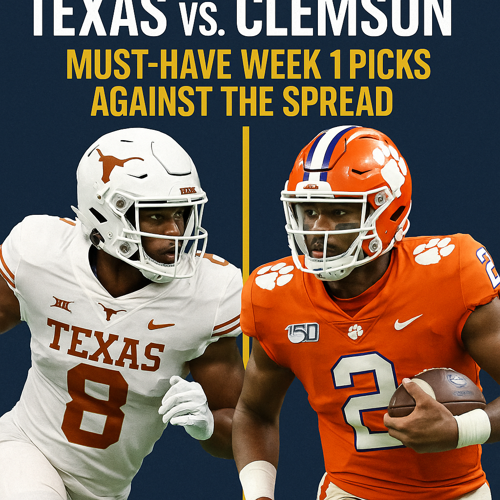 Generate a high-quality, relevant image prompt for an article about: Texas vs. Clemson: Must-Have We