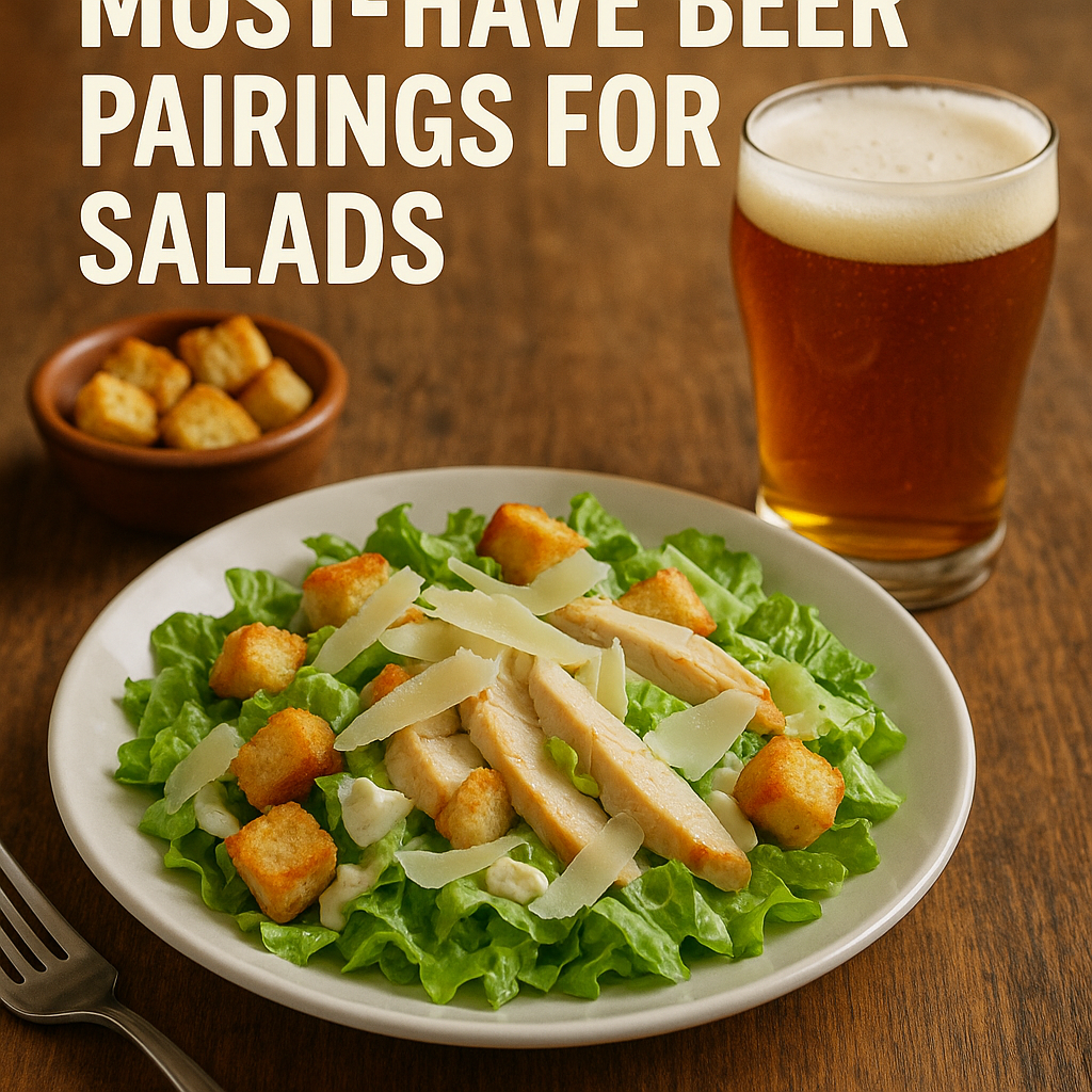 Generate a high-quality, relevant image prompt for an article about: Ale Caesar: Must-Have Beer Pair