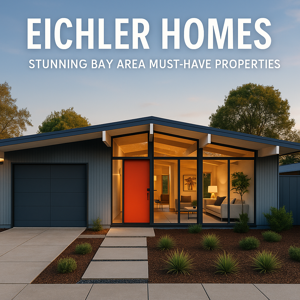 Generate a high-quality, relevant image prompt for an article about: Eichler Homes: Stunning Bay Are