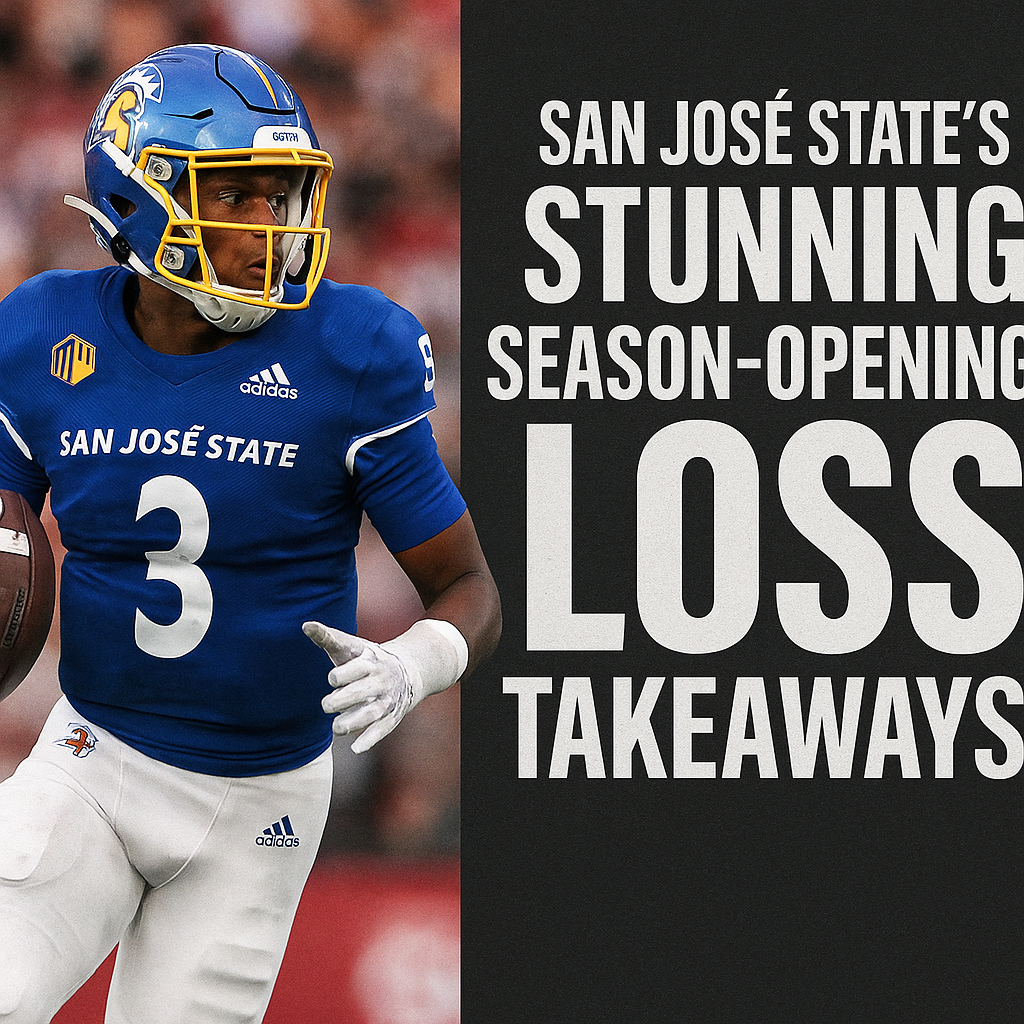 Generate a high-quality, relevant image prompt for an article about: San Jose State’s Stunning Seaso
