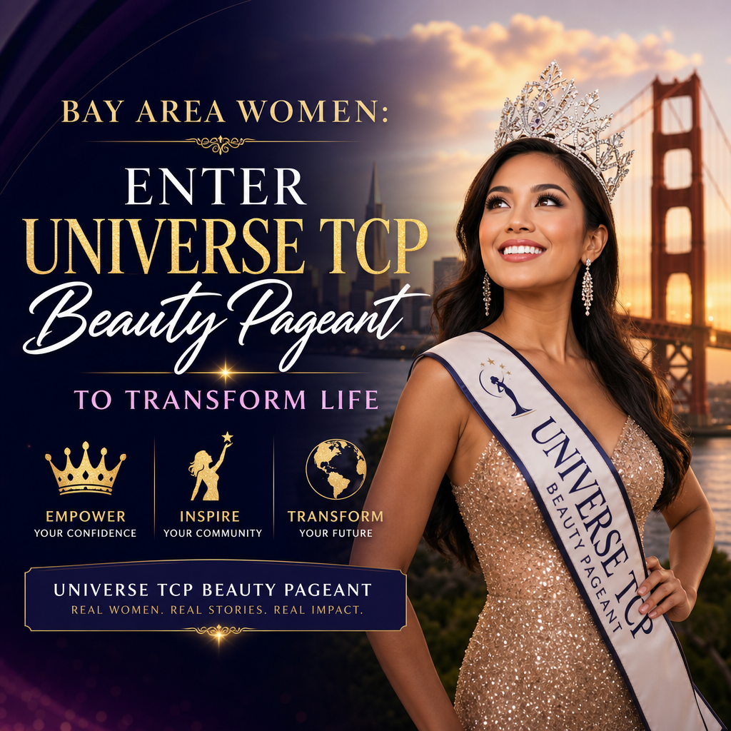 Diverse Bay Area women smiling confidently, celebrating empowerment at the Universe TCP Beauty Pageant event.
