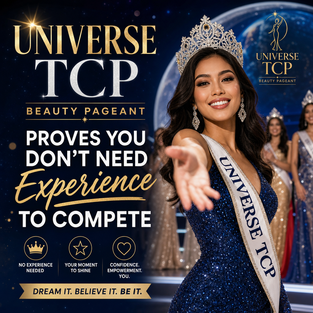 Contestants of the Universe TCP Beauty Pageant smiling confidently on stage, celebrating authenticity and empowerment.