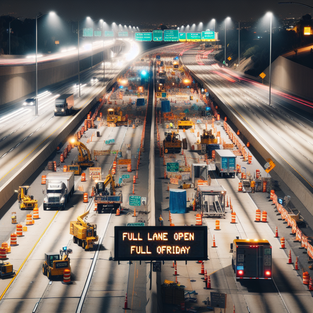 Overnight I-15 Closures Before Full Lane Opening on Friday