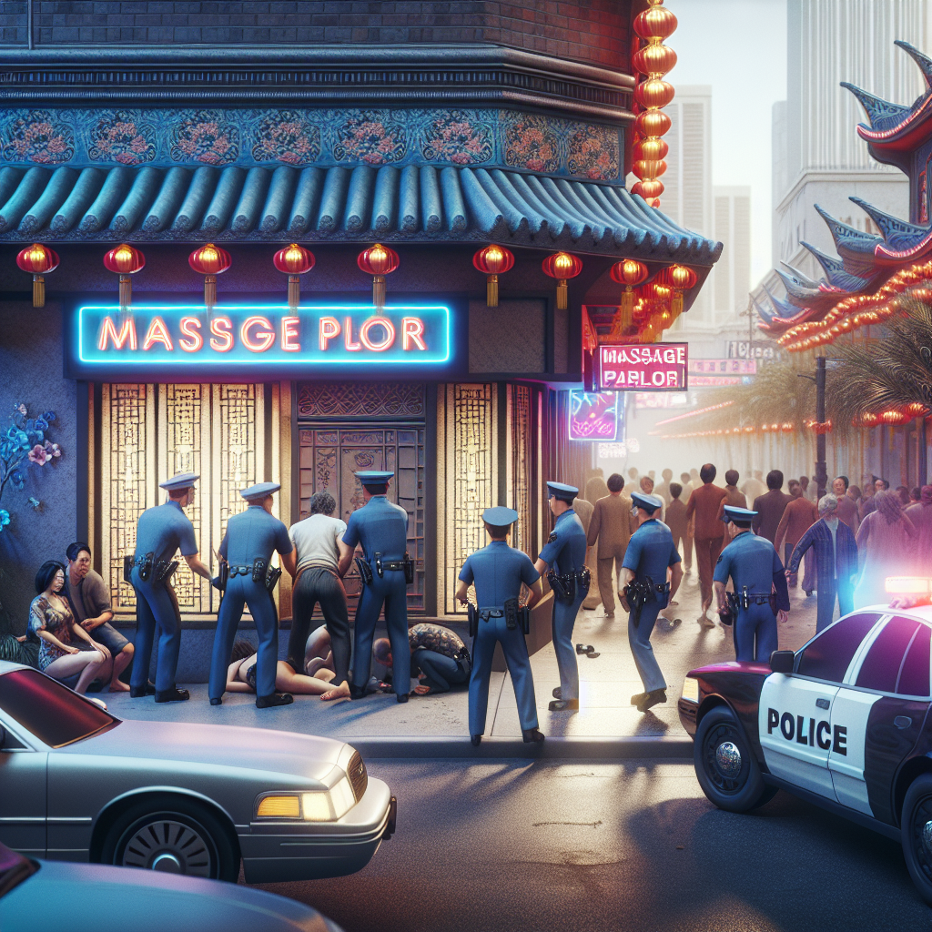 Police in Las Vegas Arrest Prostitution Suspects at Chinatown Massage Parlor