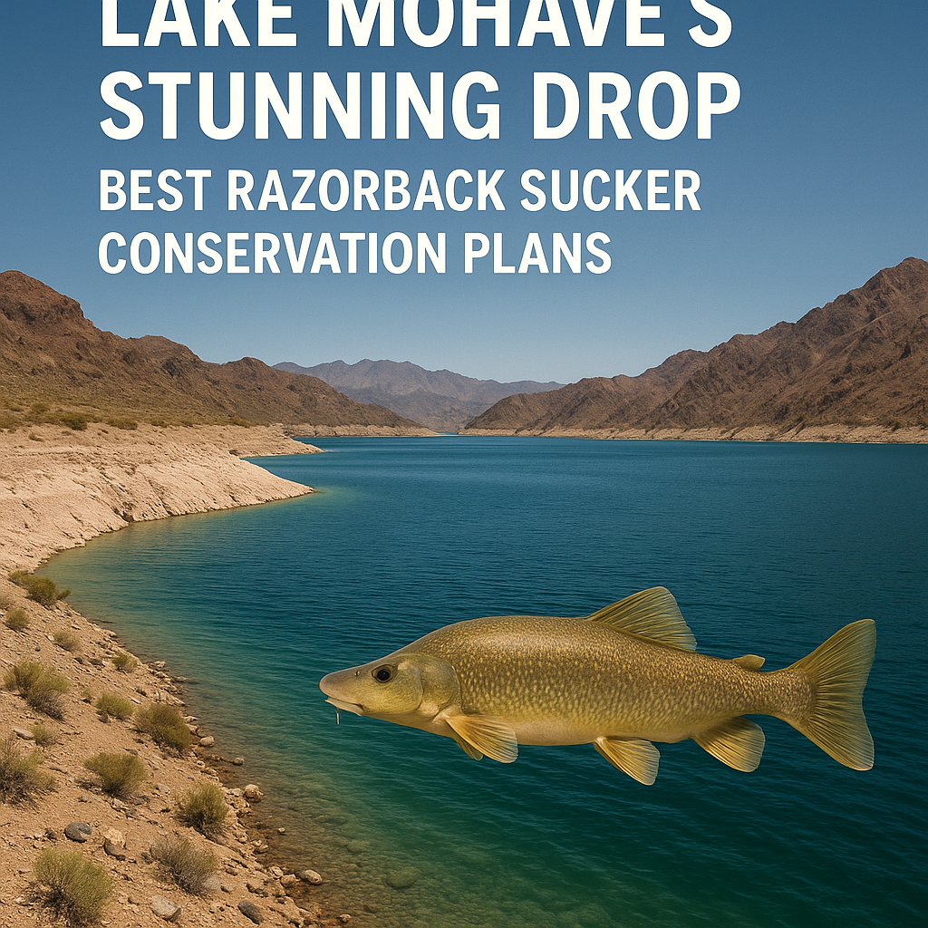 Generate a high-quality, relevant image prompt for an article about: Lake Mohave’s Stunning Drop: Be