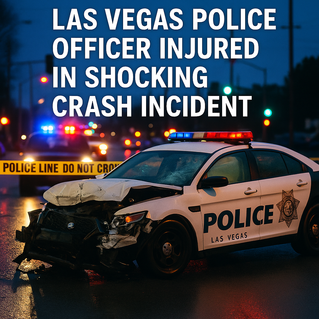 Generate a high-quality, relevant image prompt for an article about: Las Vegas Police Officer Injure