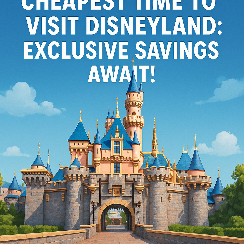 Generate a high-quality, relevant image prompt for an article about: Cheapest Time to Visit Disneyla