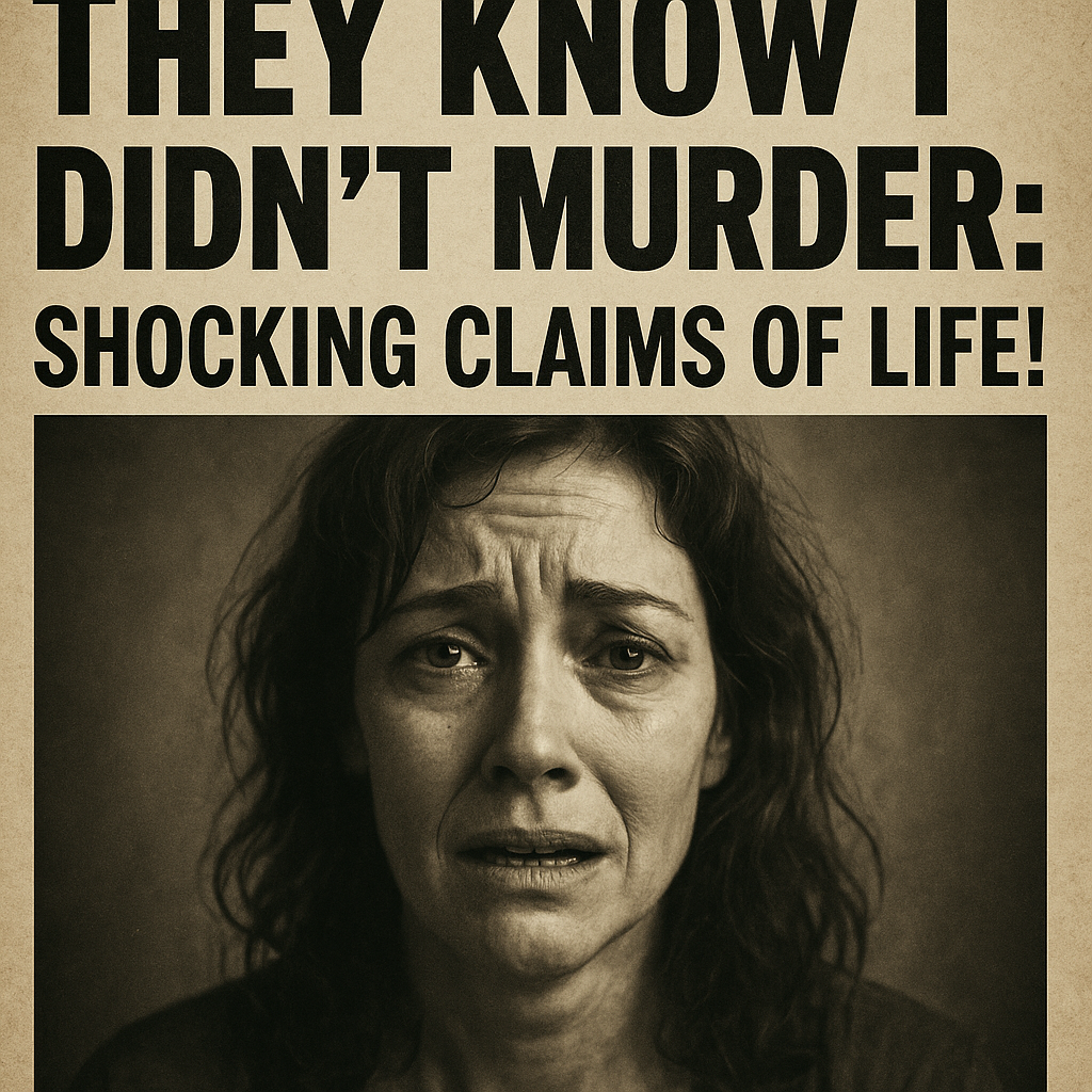 Generate a high-quality, relevant image prompt for an article about: They Know I Didn’t Murder: Sh
