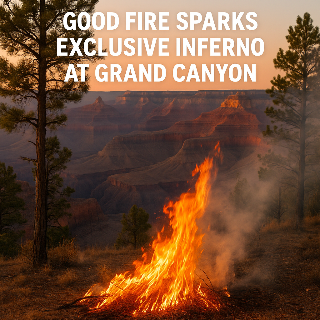 Generate a high-quality, relevant image prompt for an article about: Good Fire Sparks Exclusive Infe
