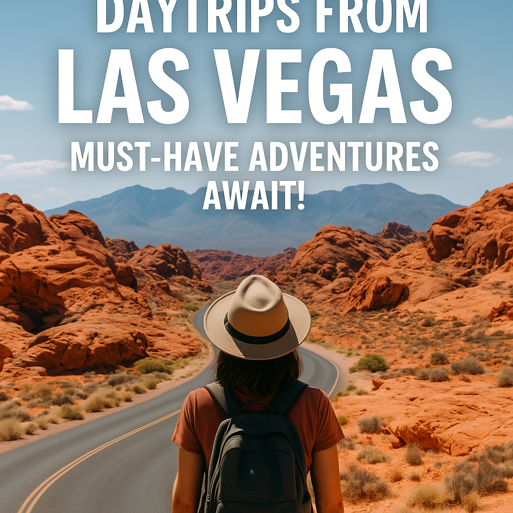 Generate a high-quality, relevant image prompt for an article about: Daytrips from Las Vegas: Must-H