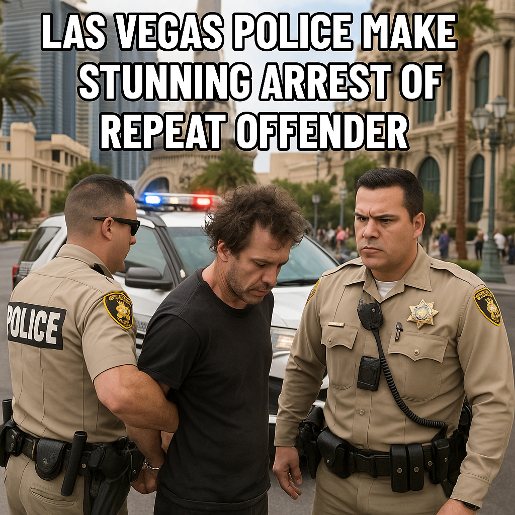 Generate a high-quality, relevant image prompt for an article about: Las Vegas Police Make Stunning