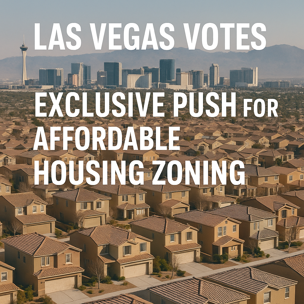 Generate a high-quality, relevant image prompt for an article about: Las Vegas Votes: Exclusive Push
