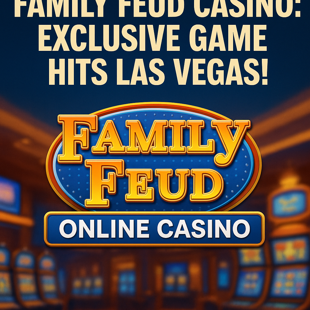 Generate a high-quality, relevant image prompt for an article about: Family Feud Online Casino: Excl