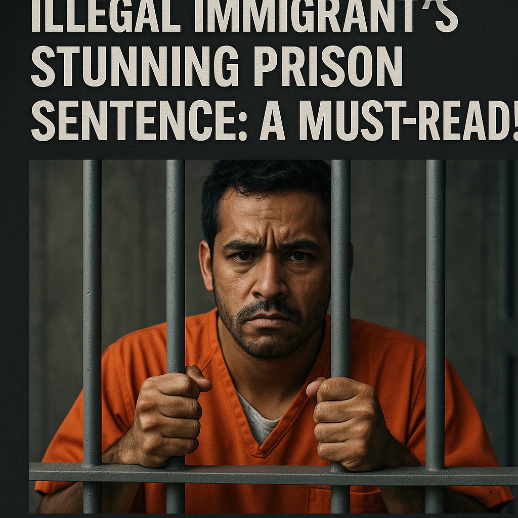 Generate a high-quality, relevant image prompt for an article about: Illegal Immigrant’s Stunning Pr
