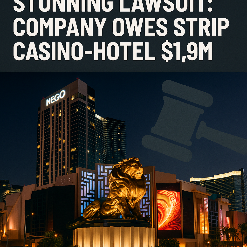 Generate a high-quality, relevant image prompt for an article about: Stunning Lawsuit: Company Owes