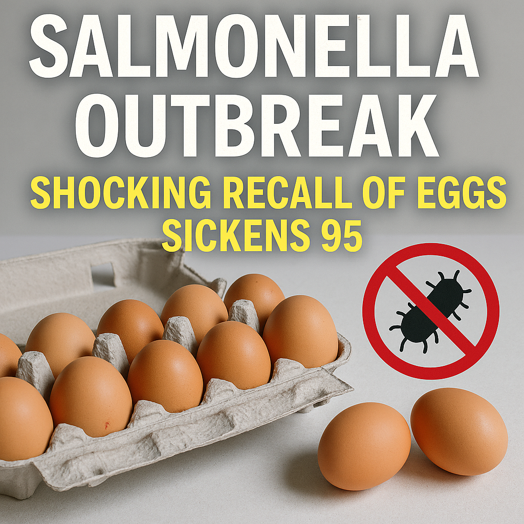 Generate a high-quality, relevant image prompt for an article about: Salmonella Outbreak: Shocking R