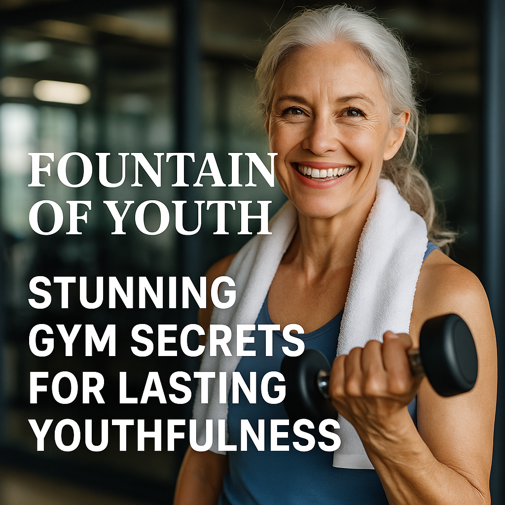 Generate a high-quality, relevant image prompt for an article about: Fountain of Youth: Stunning Gym