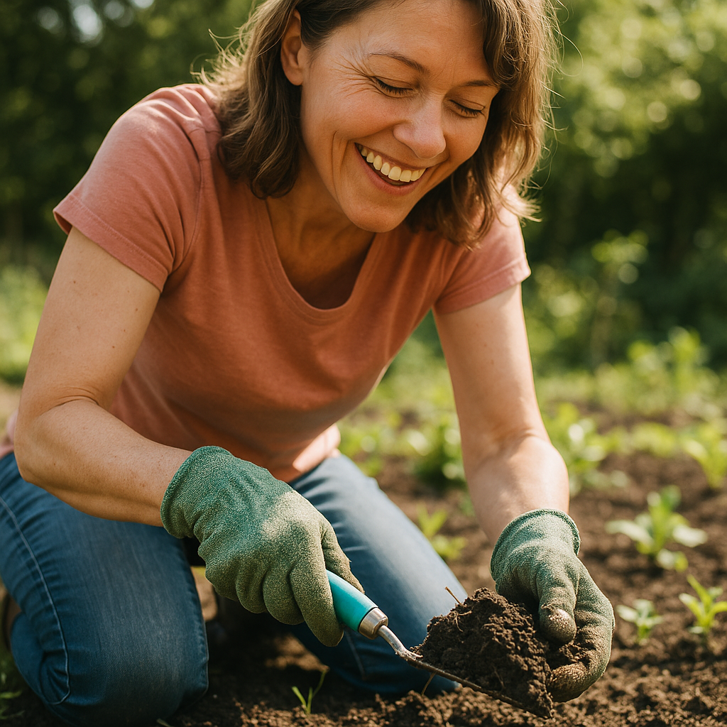 Generate a high-quality, relevant image prompt for an article about: Digging in the Dirt: Stunning B