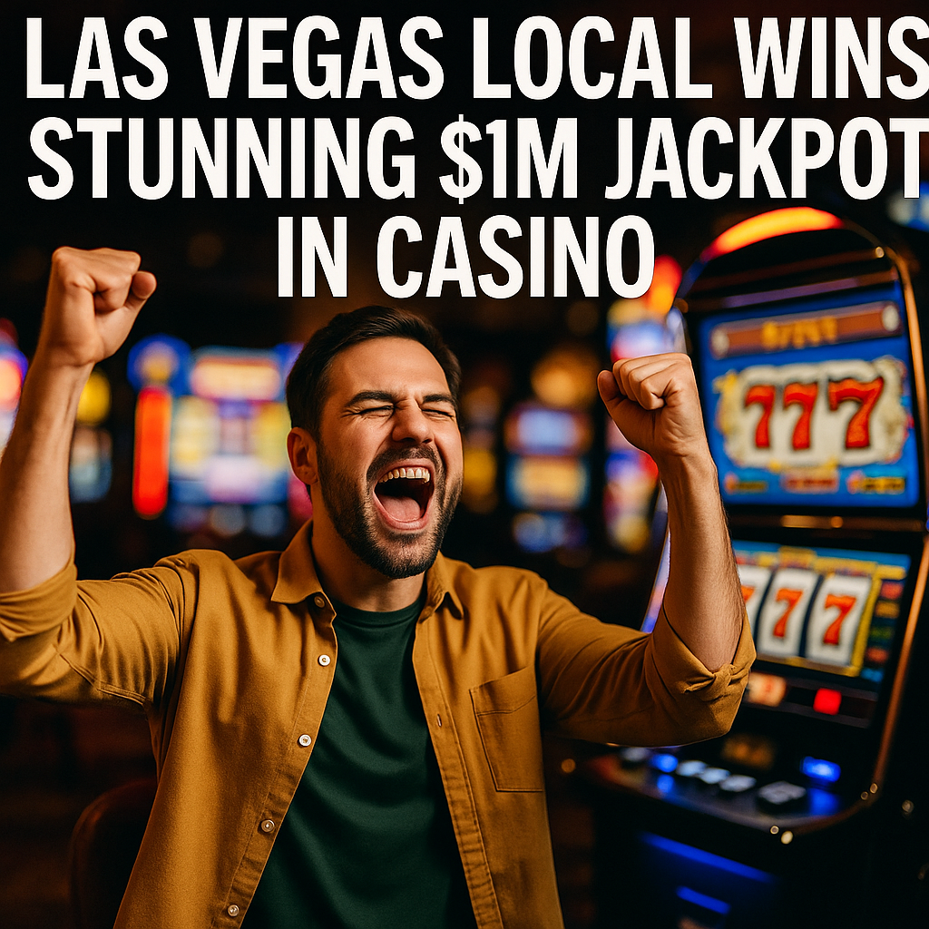 Generate a high-quality, relevant image prompt for an article about: Las Vegas Local Wins Stunning $
