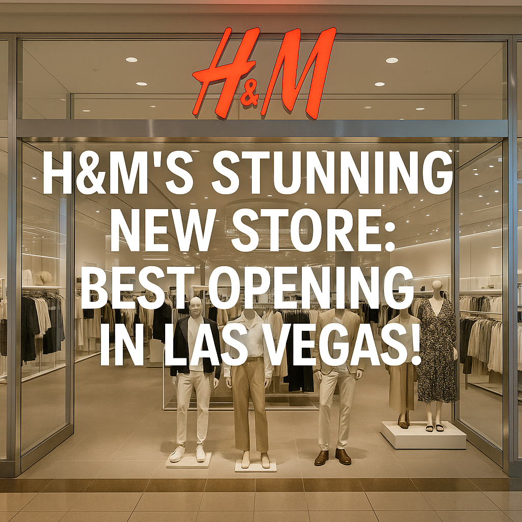 Generate a high-quality, relevant image prompt for an article about: H&M’s Stunning New Store: Best