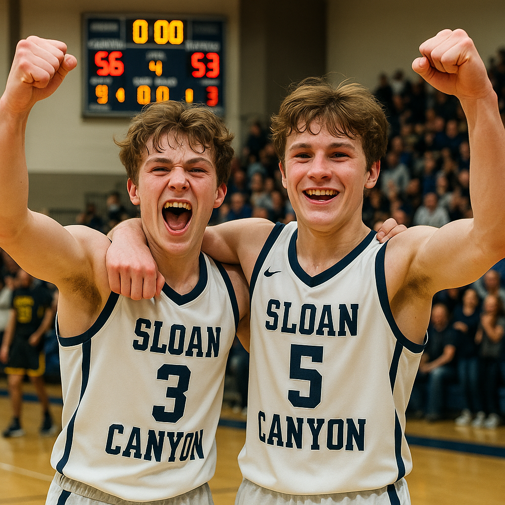 Generate a high-quality, relevant image prompt for an article about: Twins Shine in Stunning Sloan C