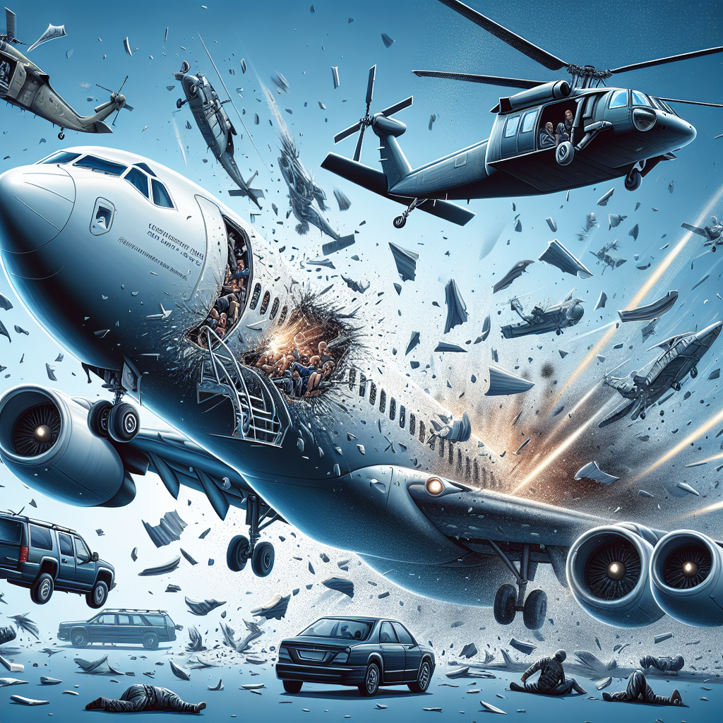 Civilian Aircraft with 64 Passengers Collides with US Army Helicopter (VIDEOS)