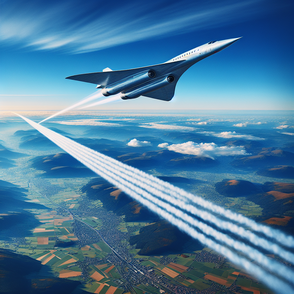Experimental Jet Achieves Supersonic Speed in Landmark Flight