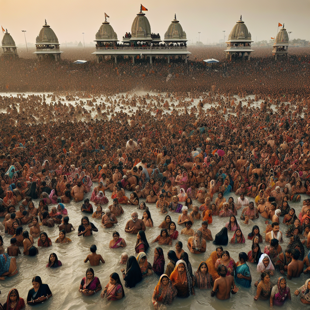 Millions of Hindus Participate in Sacred Bath Following Tragic Crowd Incident