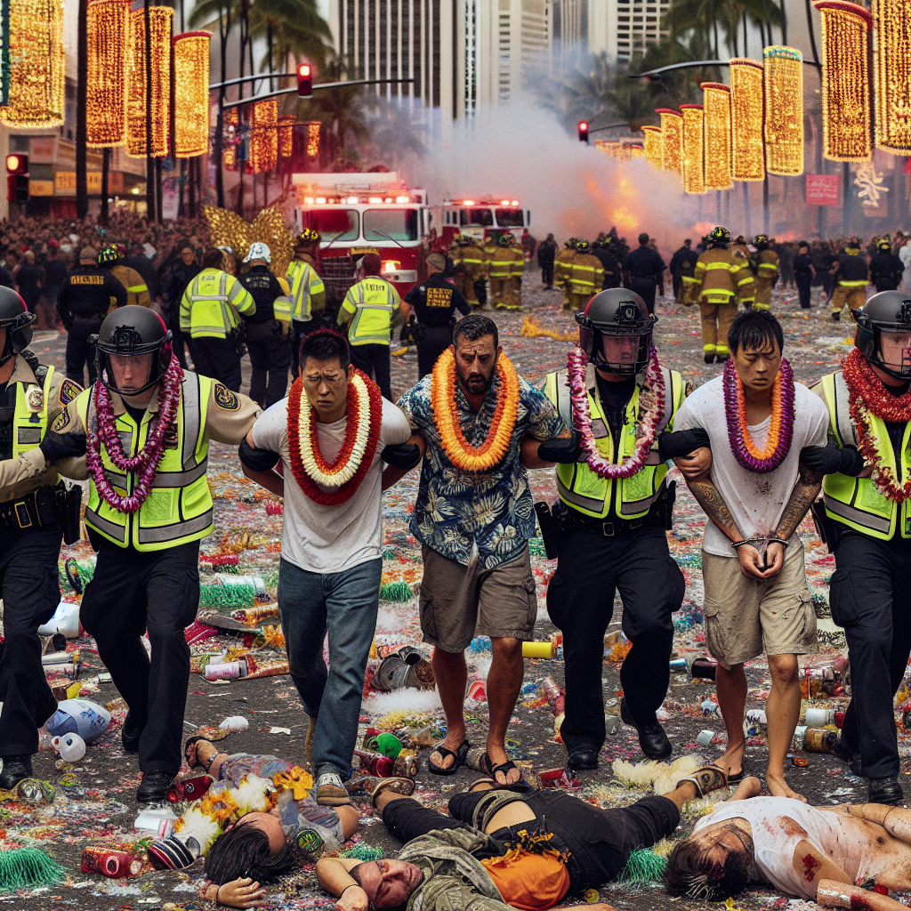 Six Arrested by Honolulu Police in Fatal New Year's Fireworks Explosion