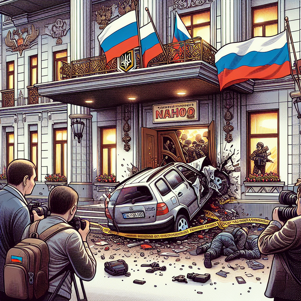 Ukrainian Driver Crashes Car into Russian Embassy in NATO Nation – Moscow Reports