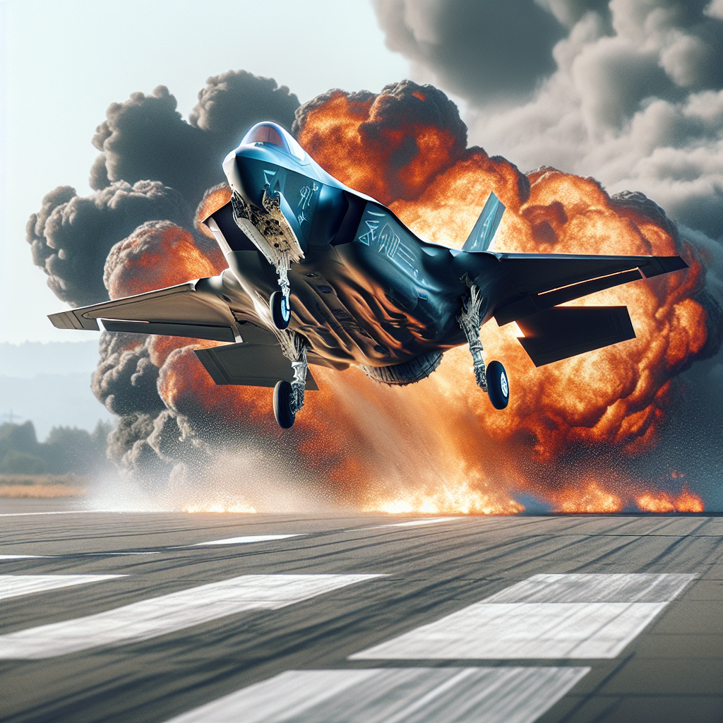 US F-35 Crashes and Explodes on Runway (VIDEO)