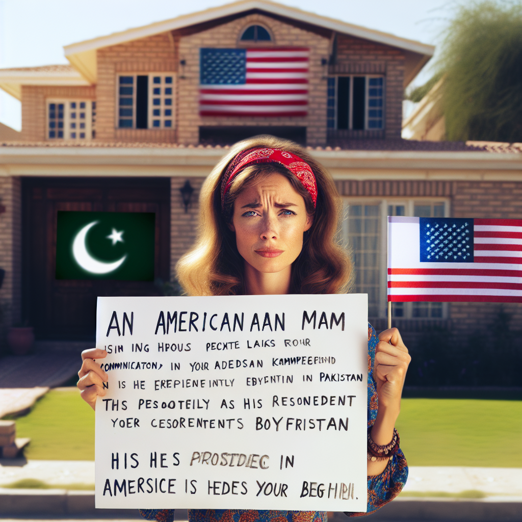 American Woman, 33, Stages Protest Outside Teen Boyfriend's Home in Pakistan After Being Ghosted