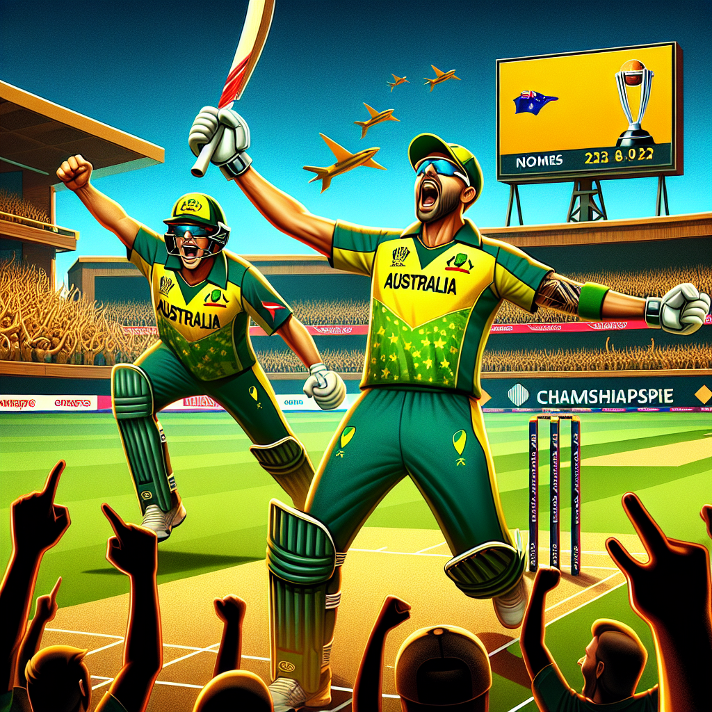 Australia Triumphs Over England in Historic ICC Champions Trophy 2025 Chase