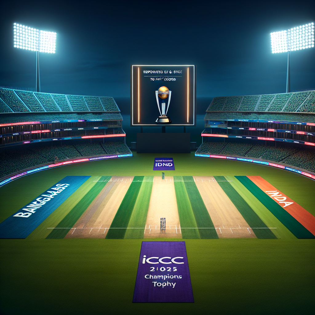 Bangladesh vs India: ICC Champions Trophy 2025 Preview and Team Lineup