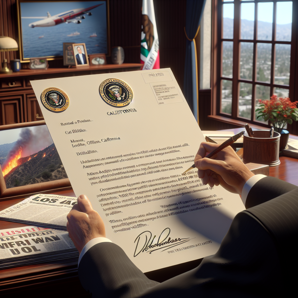 California Governor Seeks $40 Billion from Congress for LA Wildfire Aid