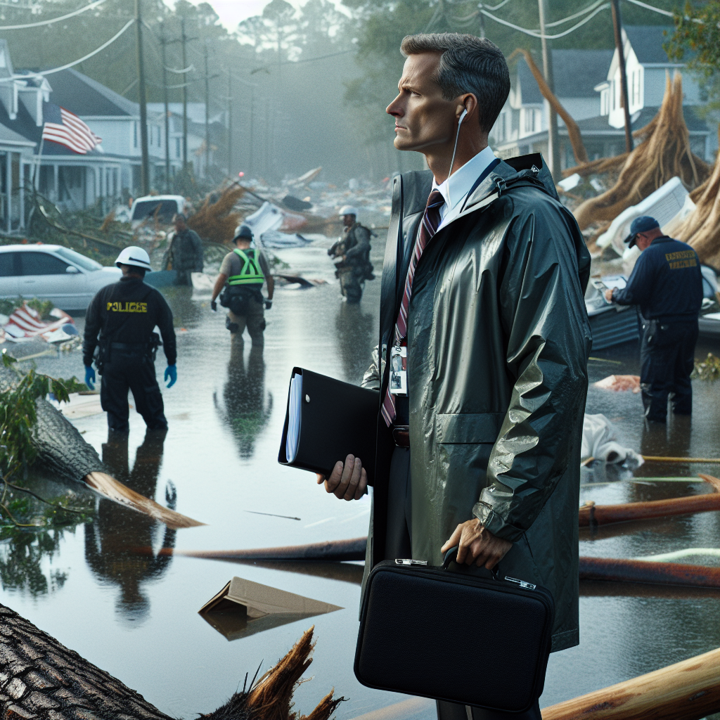 Carr Surveys Hurricane Helene's Impact in North Carolina