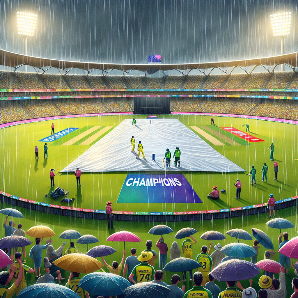 Champions Trophy Clash Between Australia and South Africa Called Off Due to Rain