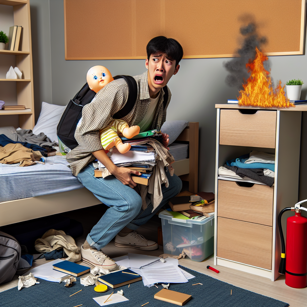 Chinese Student Accidentally Sets Dorm Ablaze While Concealing Inflatable Doll
